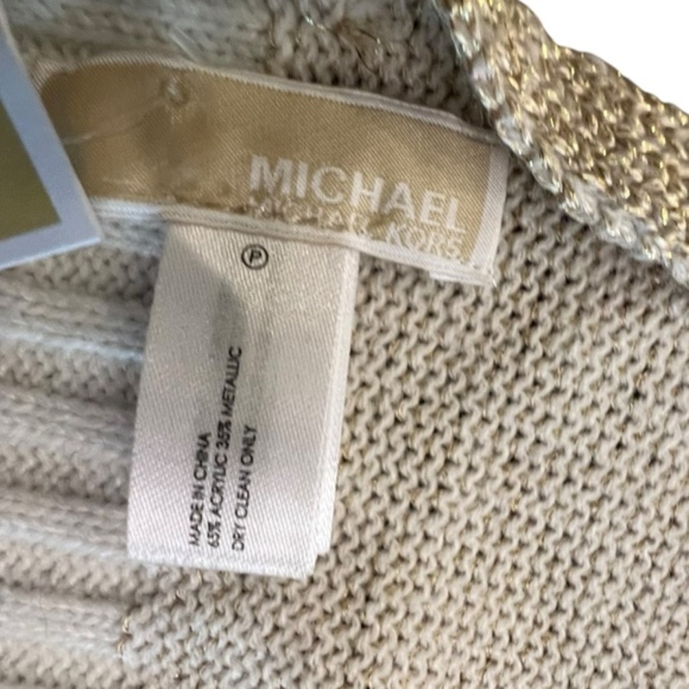 Michael Kors Gold and Cream‎ Scarf - Picture 7 of 10